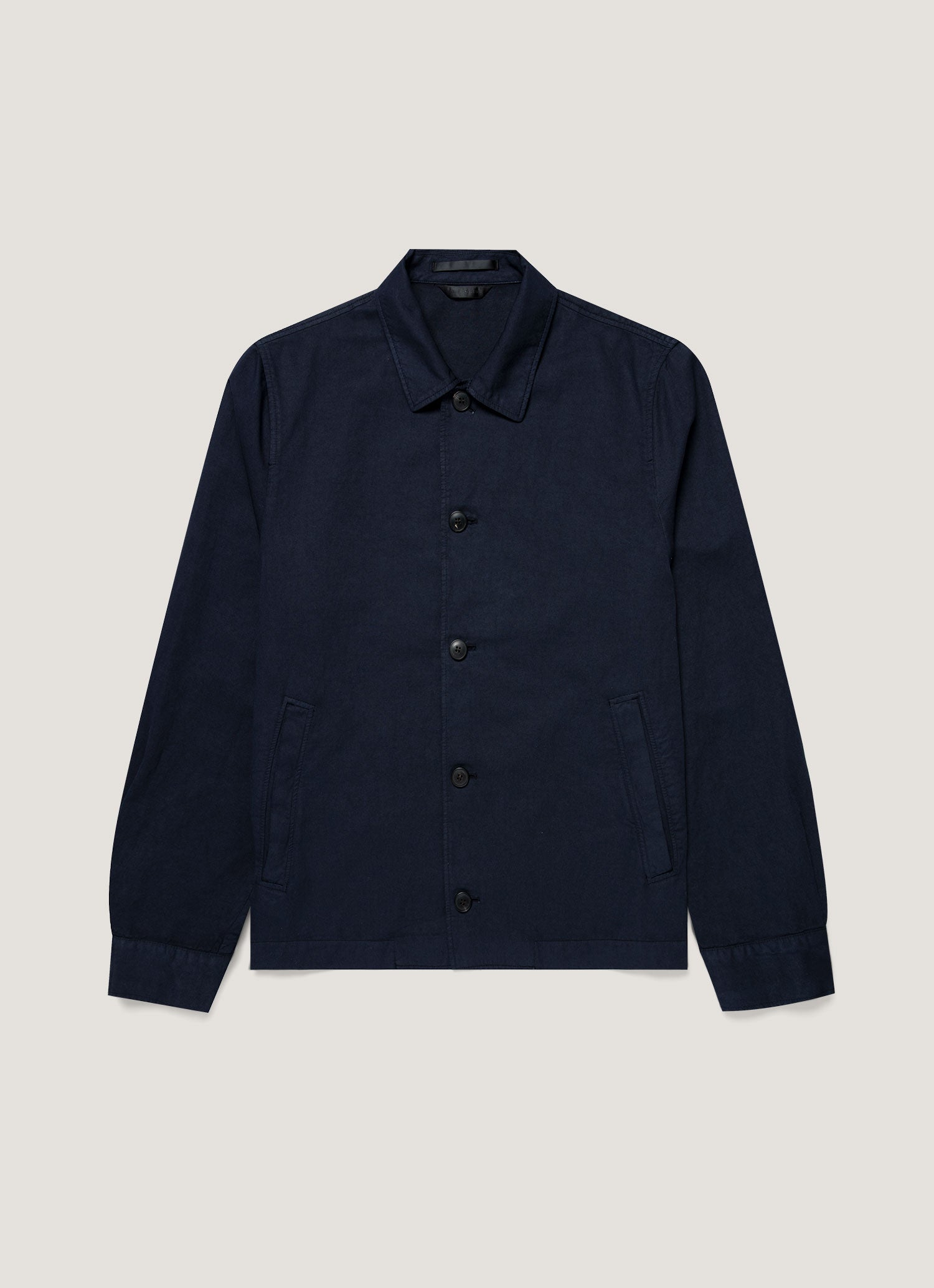 コットンリネン ジャケット（Navy）| Sunspel