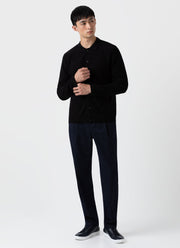 Men's Knitted Jacket in Black