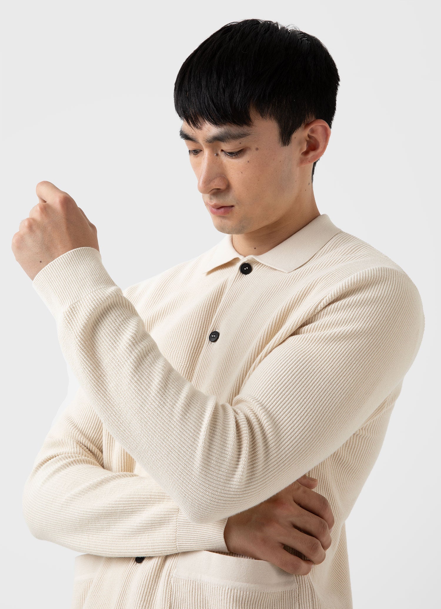 【関税込/国内配送】セザンヌ ウール＆モヘア ニット ジャケット セザンヌ オーガニックコットン＆ウール混紡 ニット ジャケット