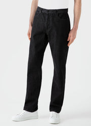 Men's Regular Fit Jean in Black Denim Wash