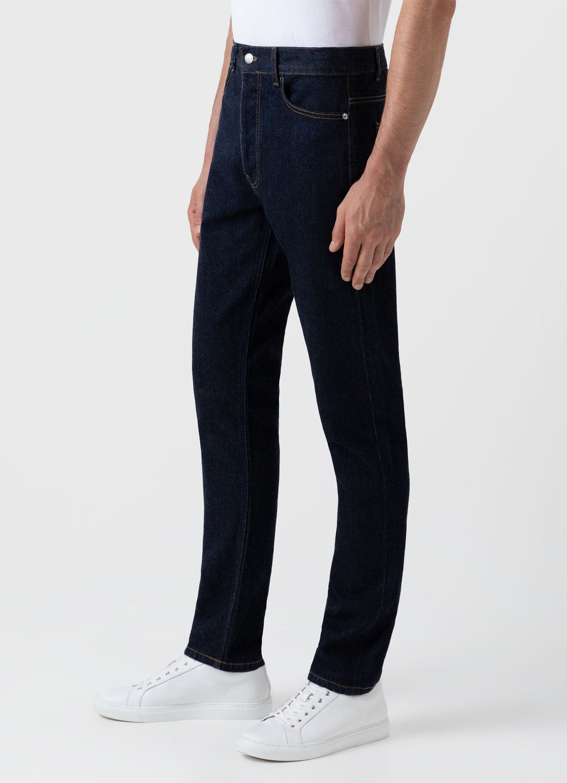 Men's Slim Fit Jean in Denim Rinse Wash