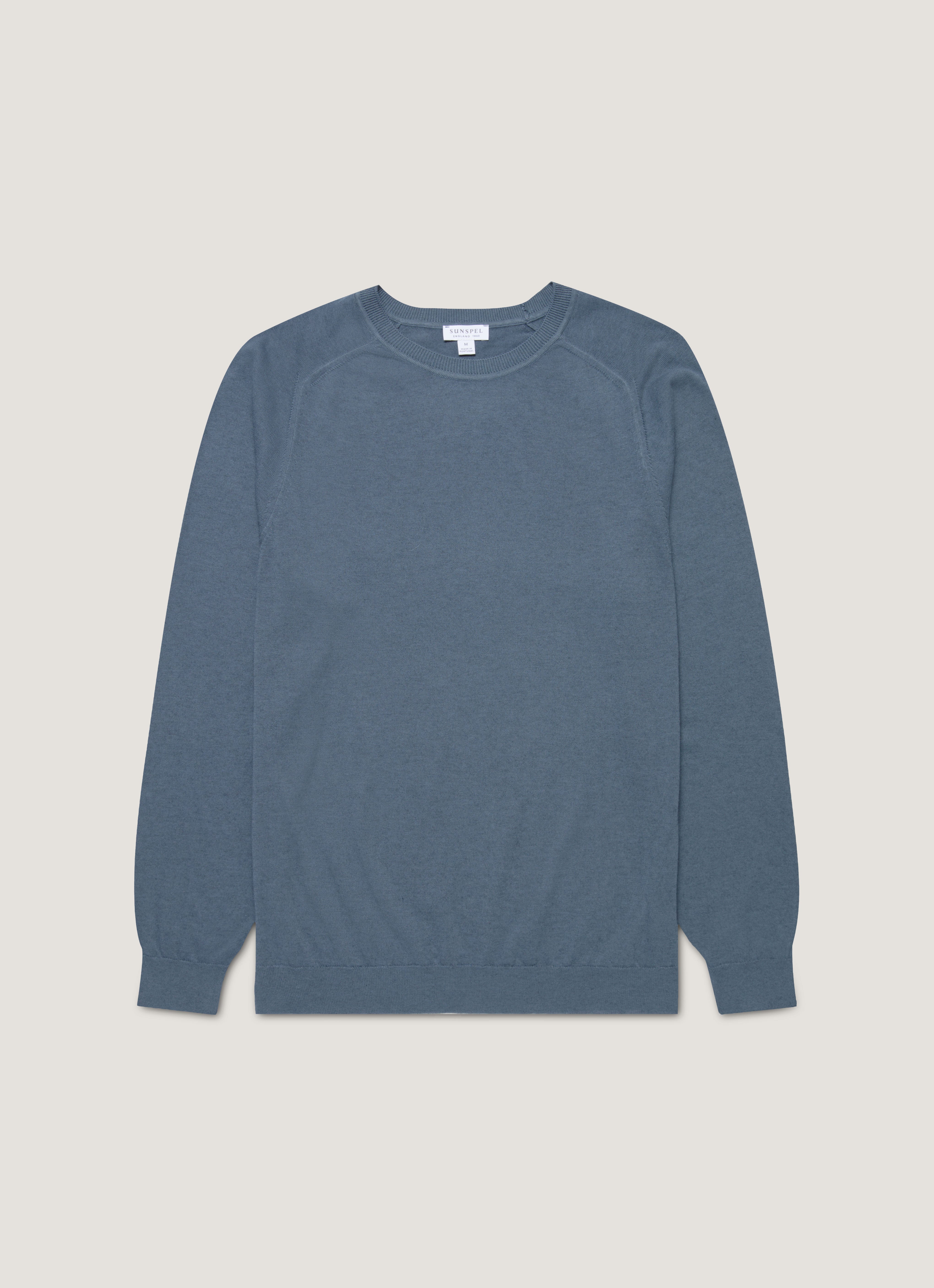 【試着のみ美品】sunspel コットンニット メンズ シーアイランドコットンニット | Sunspel