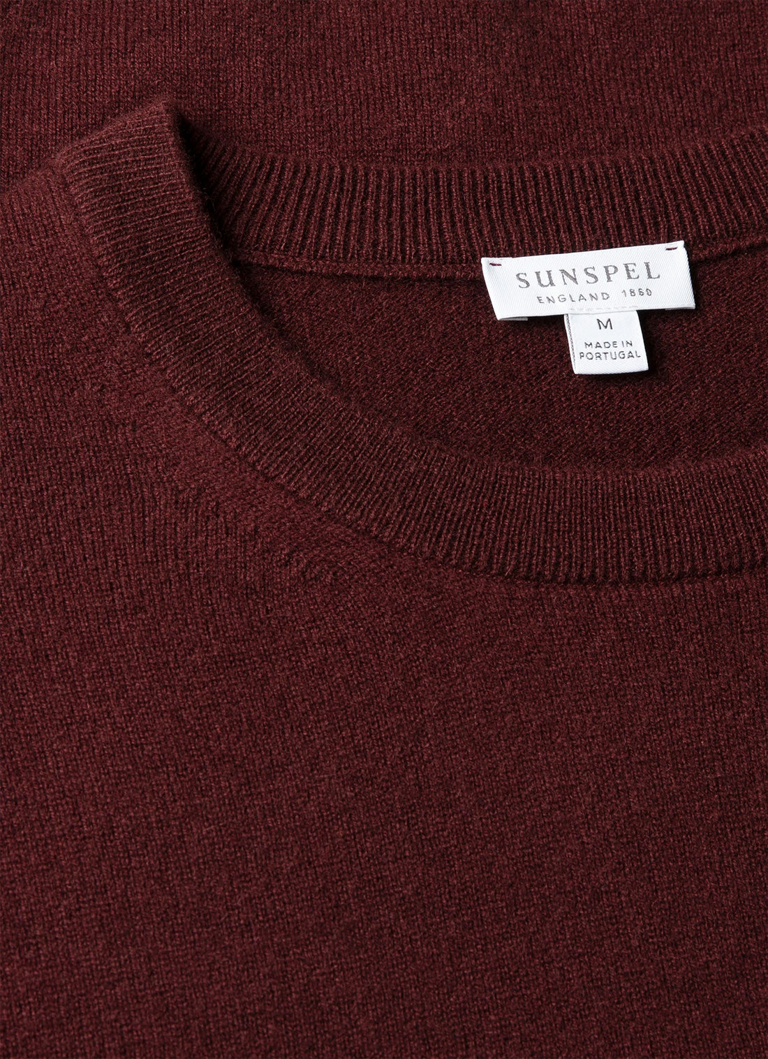 Men's Cashmere Crew Neck Jumper in Bakelite