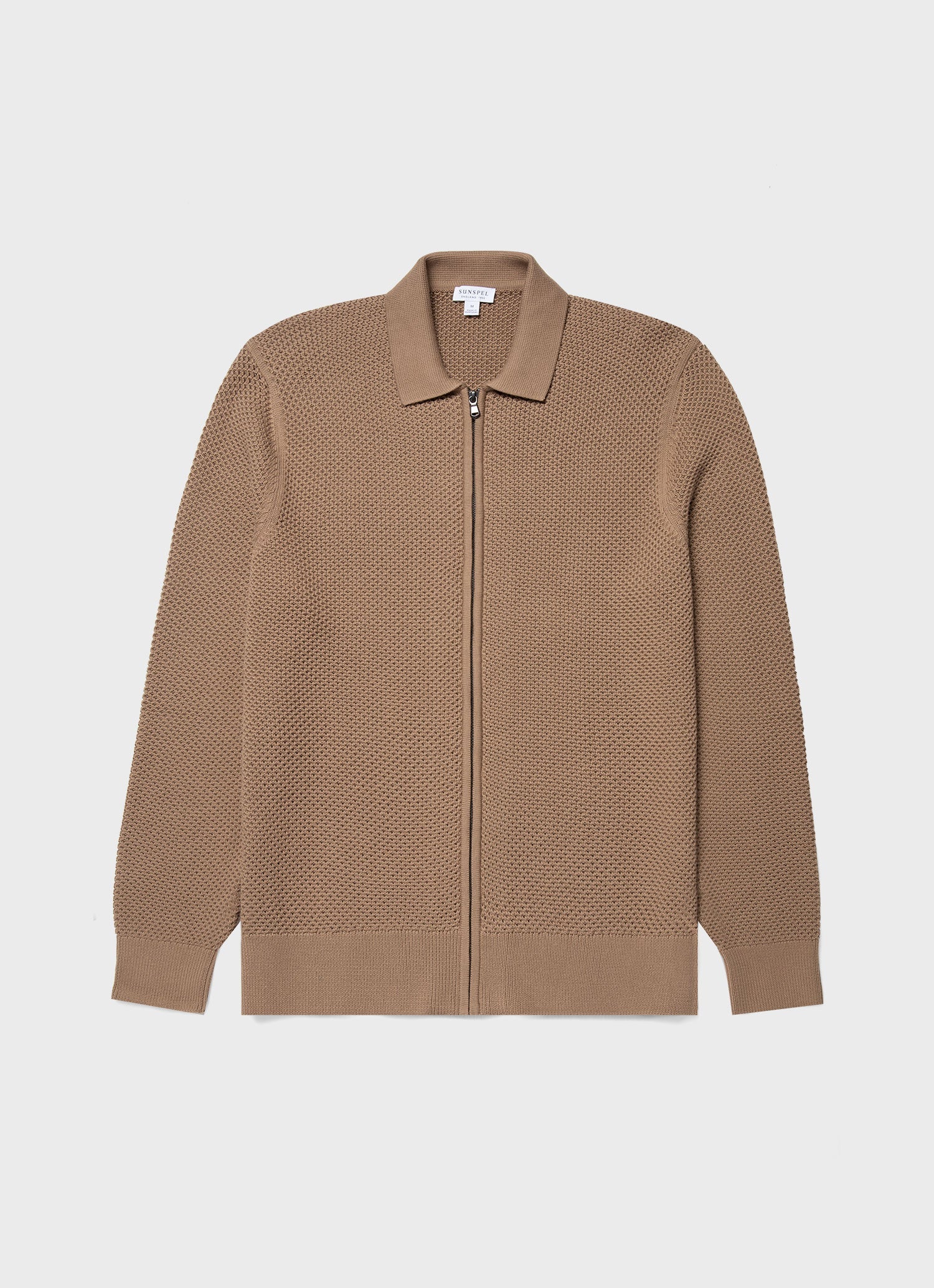 Sunspel x MR PORTER メッシュニットジャケット（Oat）| Sunspel