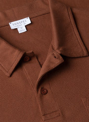 Men's Riviera Polo Shirt in Conker Brown