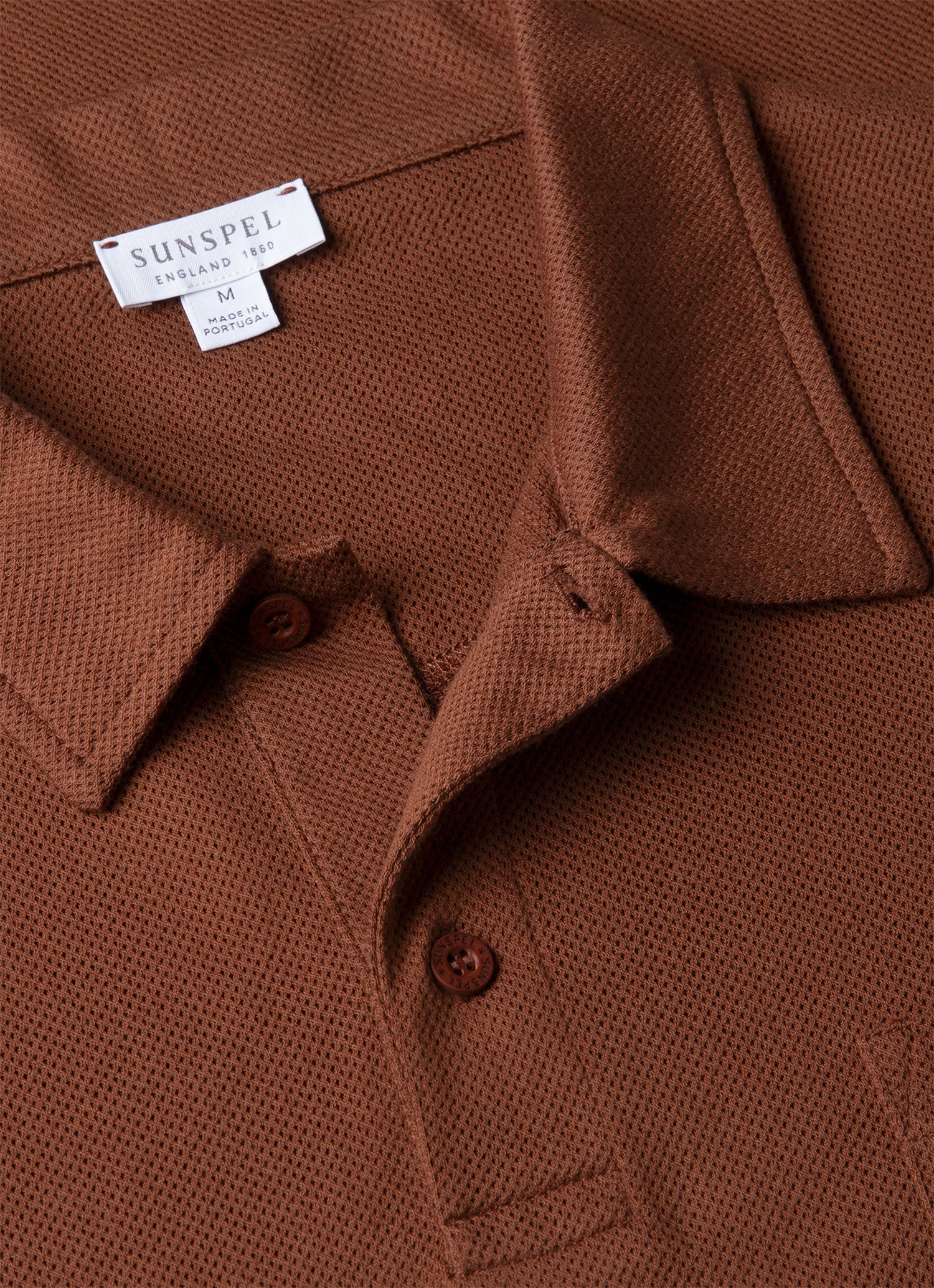 Men's Riviera Polo Shirt in Conker Brown