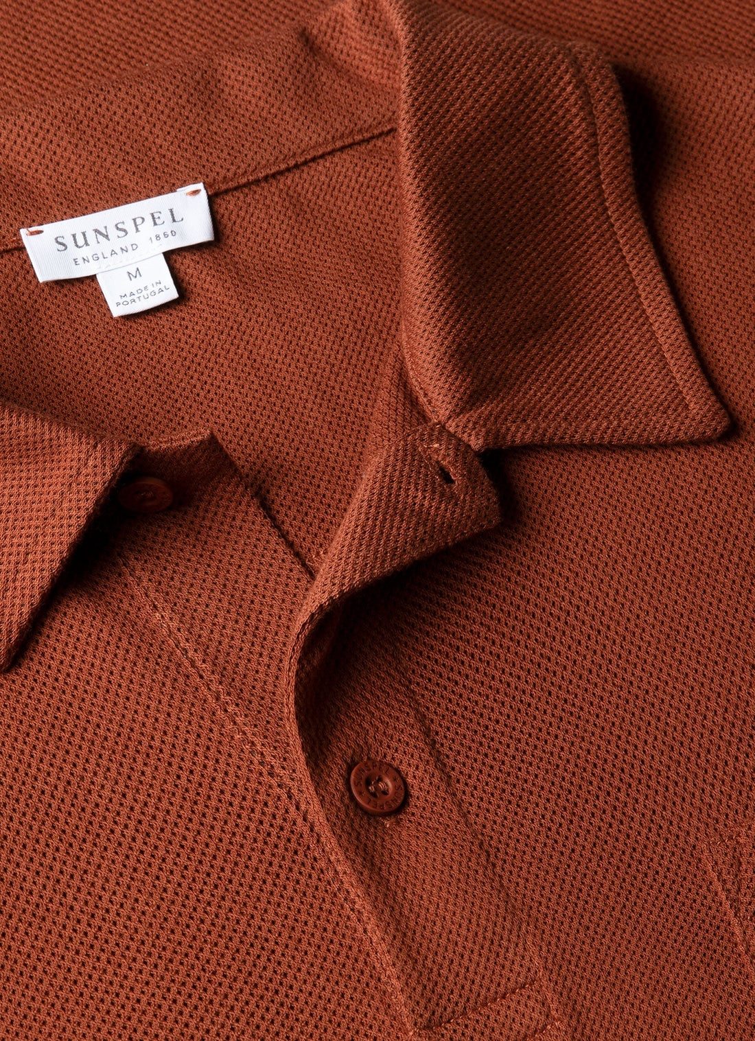 Men's Riviera Polo Shirt in Rust