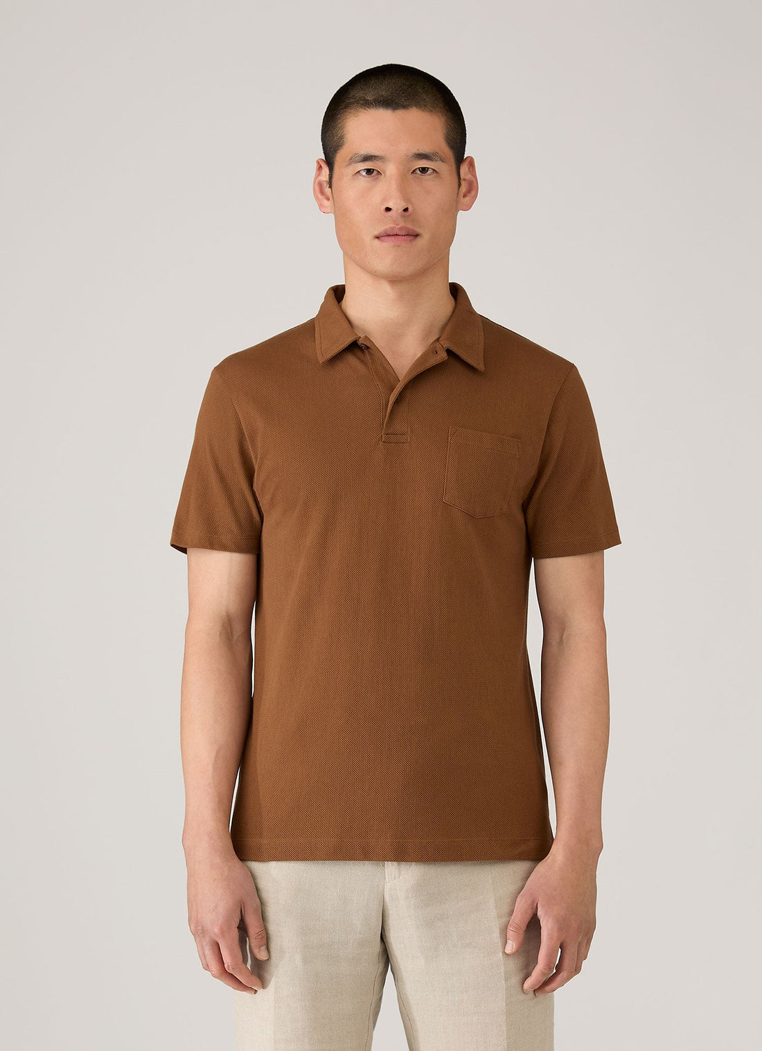 Men's Riviera Polo Shirt in Bronze