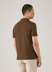 Men's Riviera Polo Shirt in Dark Walnut