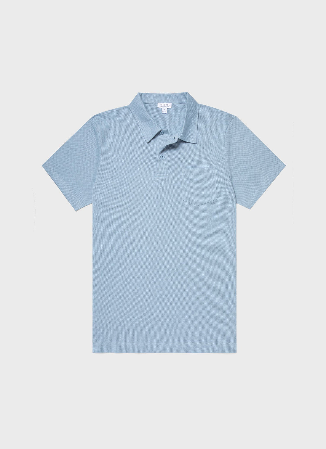 Men's Riviera Polo Shirt in Sky Blue