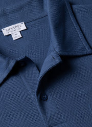 Men's Riviera Polo Shirt in Soft Denim