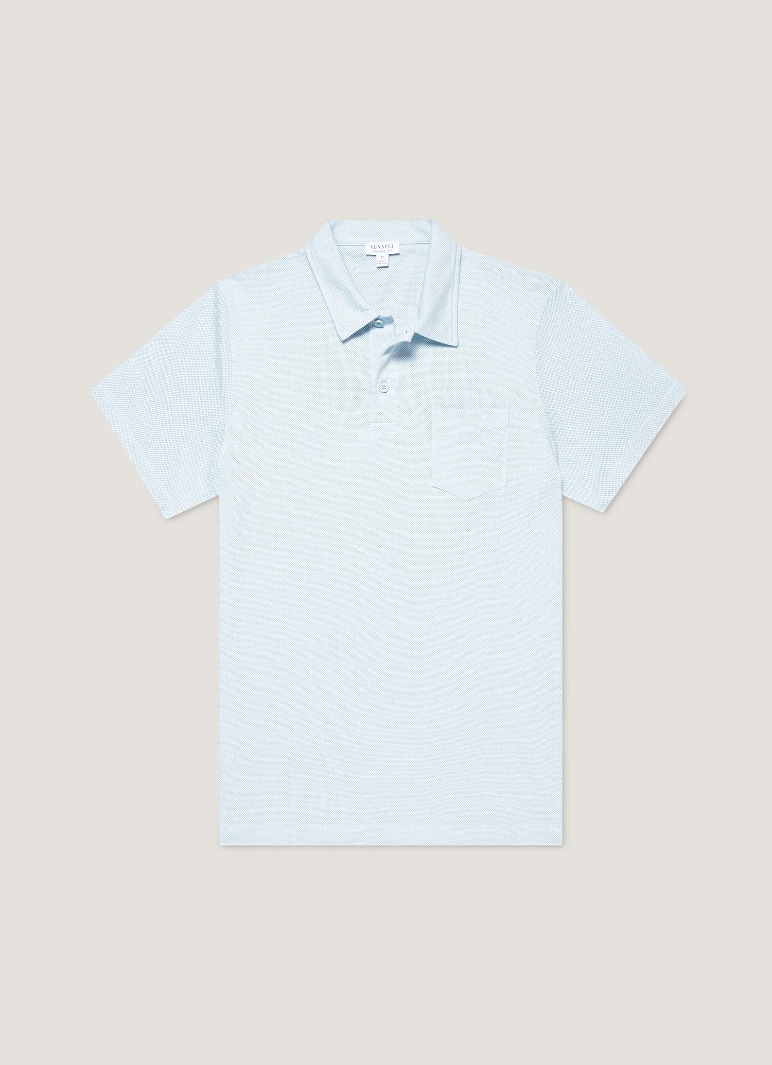 【美品】SUNSPEL ポロシャツ 白　リヴィエラ リヴィエラポロシャツ （White）| Sunspel
