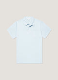Men's Riviera Polo Shirt in Frost Blue