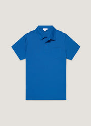 Men's Riviera Polo Shirt in Cobalt