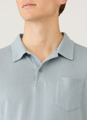 Men's Riviera Polo Shirt in Stone Blue