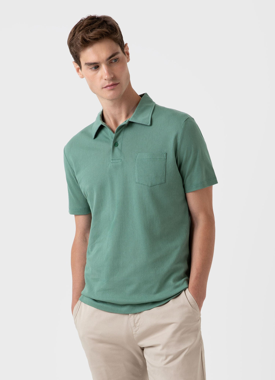 Men's Riviera Polo Shirt in Thyme