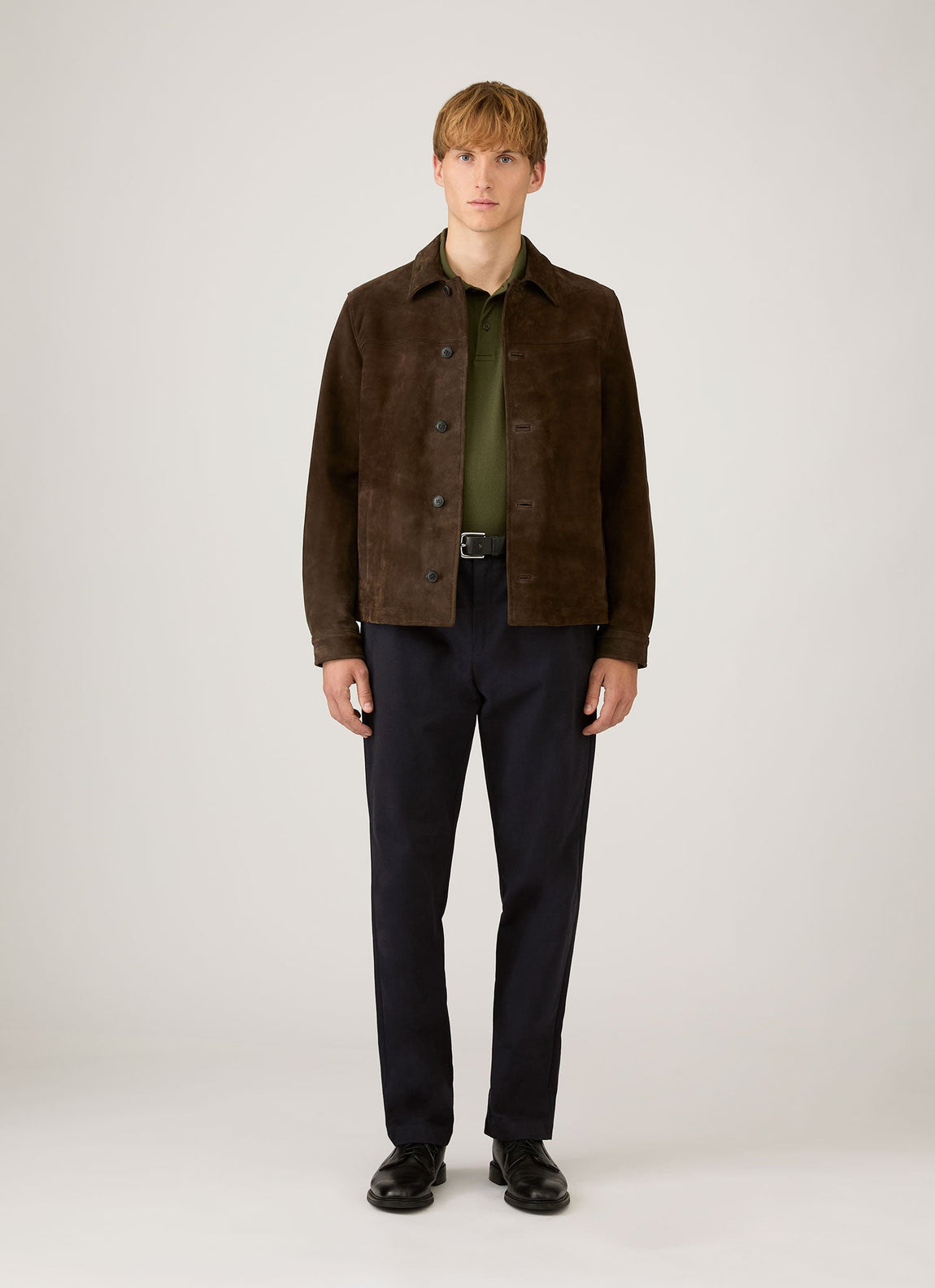 Men's Riviera Polo Shirt in Deep Olive