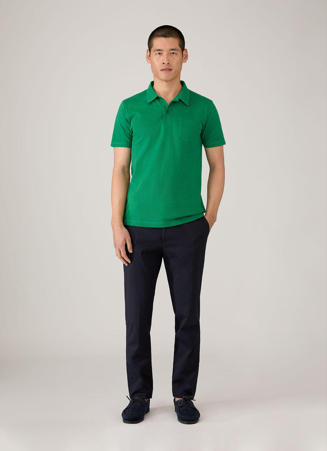 Men's Riviera Polo Shirt in Bright Green