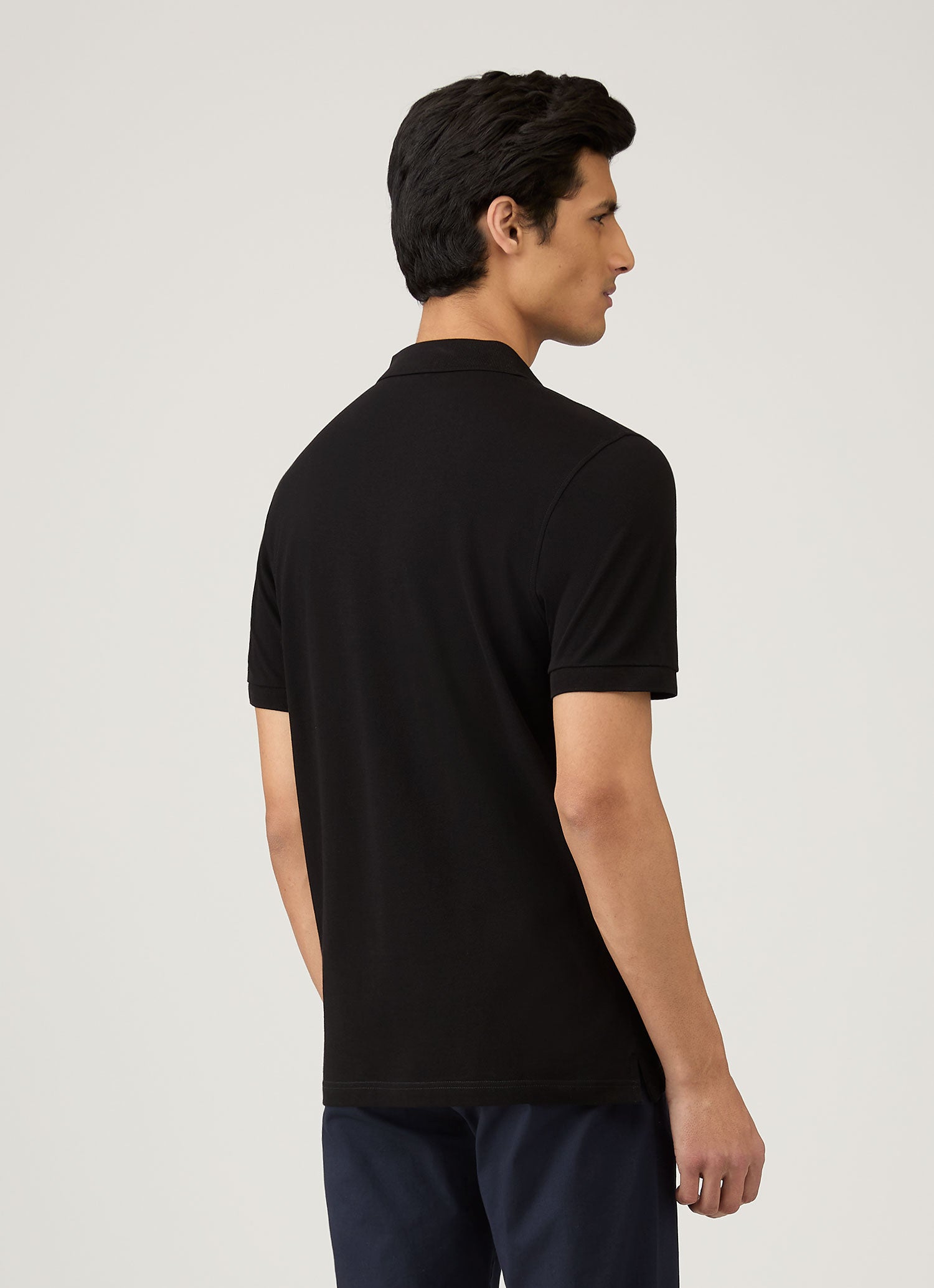 希少 FCRB PANEL POLO ポロシャツ ブラック XL ヘビーウェイト ラグビーポロシャツ（Black）| Sunspel