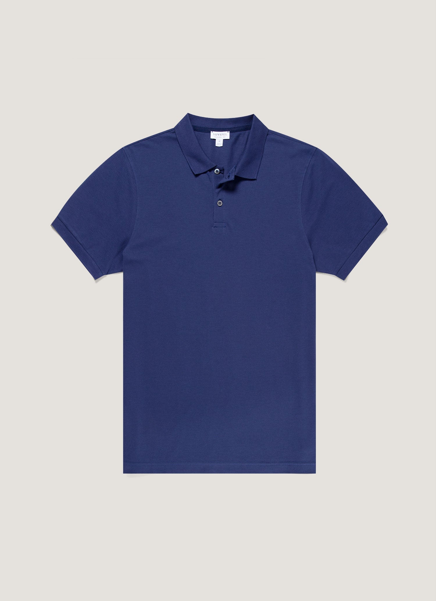ピケ ポロシャツ （Navy）| Sunspel