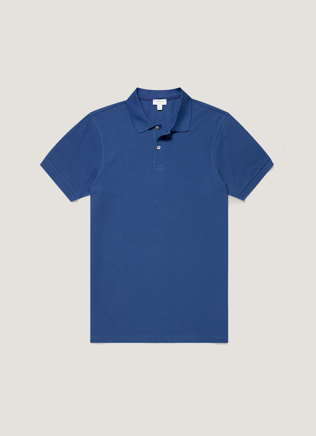 Men's Piqué Polo Shirt in Clear Night