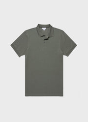 Men's Piqué Polo Shirt in Dusk Green