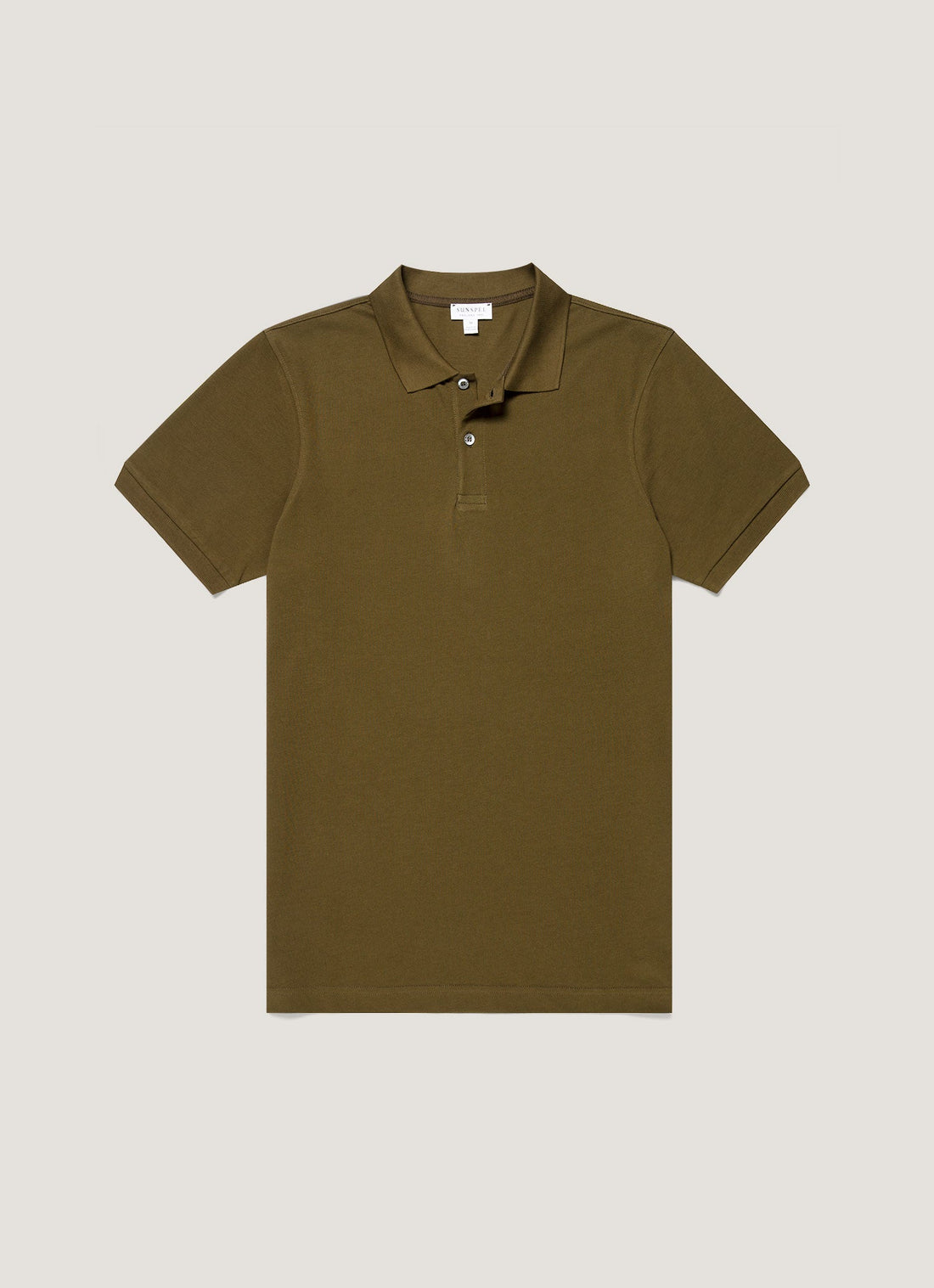 Men's Piqué Polo Shirt in Loden Green