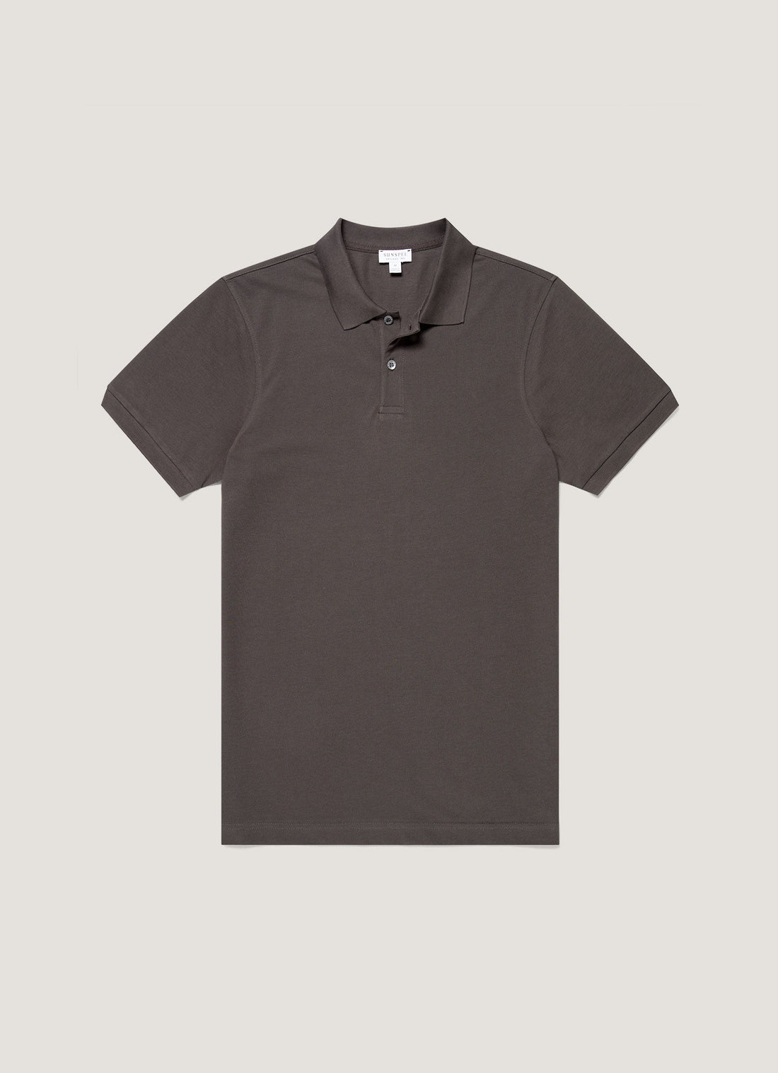 Men's Piqué Polo Shirt in Anthracite