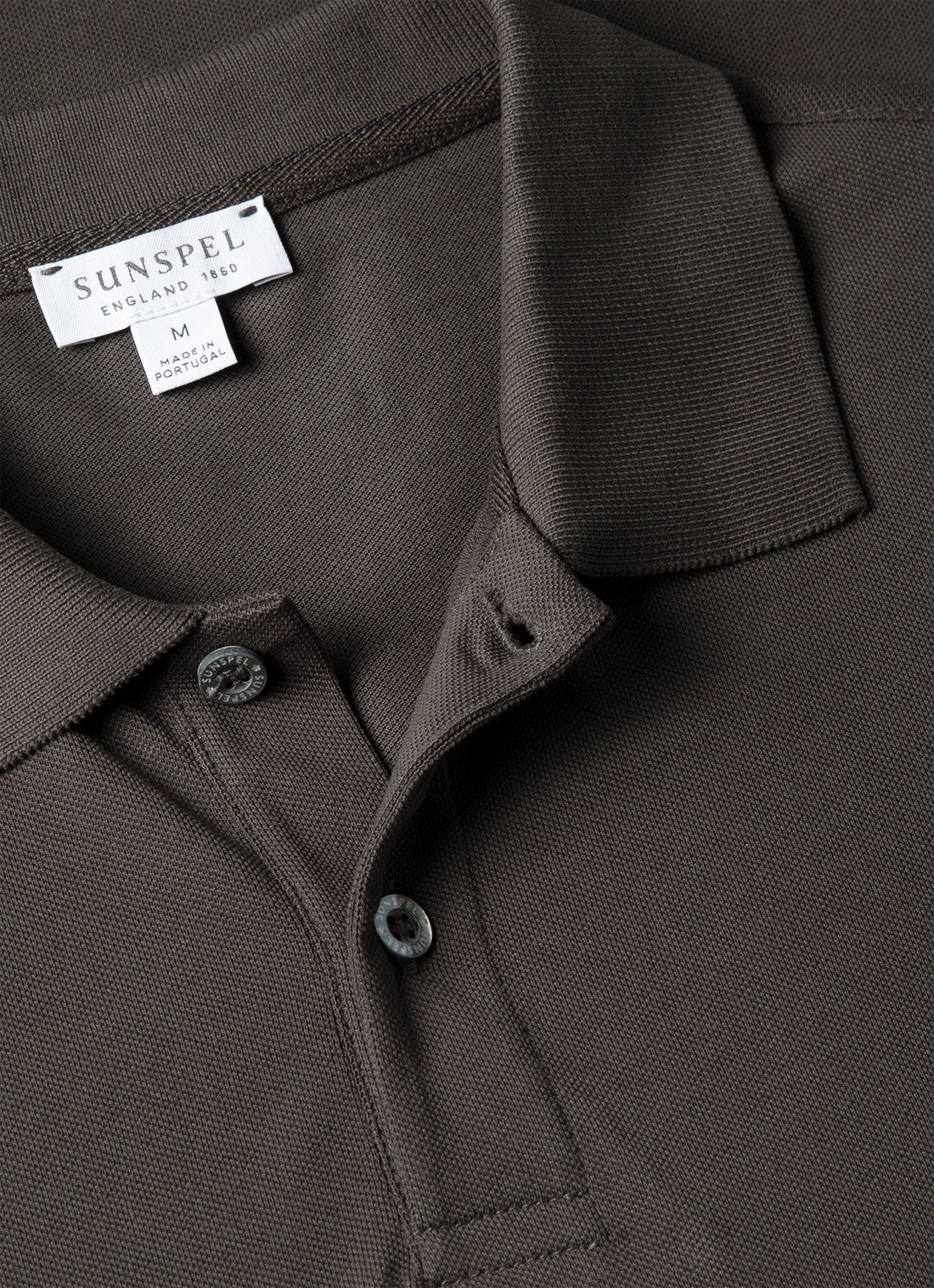 Men's Piqué Polo Shirt in Anthracite
