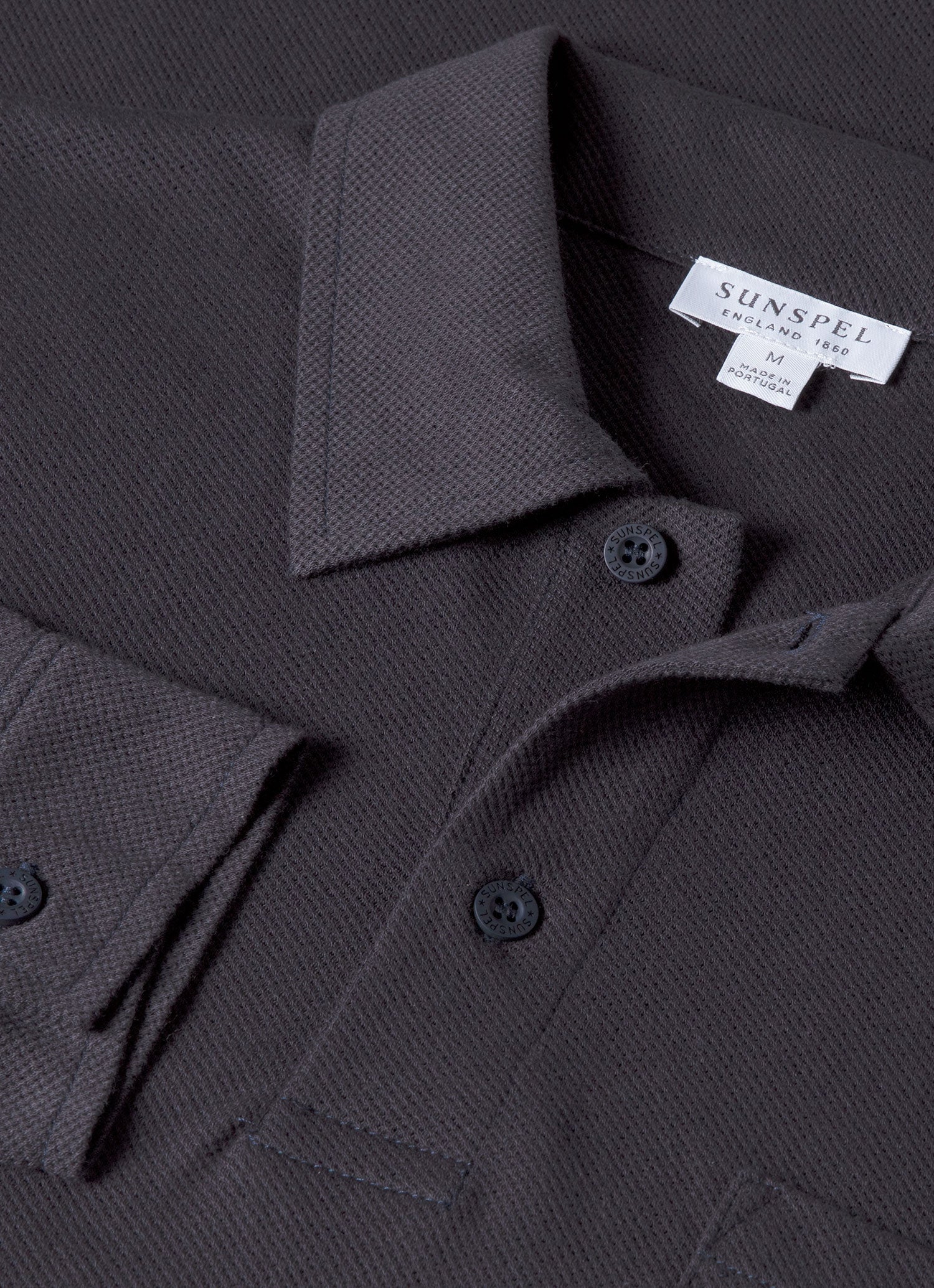サンスペル　リヴィエラポロシャツ Lサイズ2枚セット リヴィエラポロシャツ （Charcoal）| Sunspel