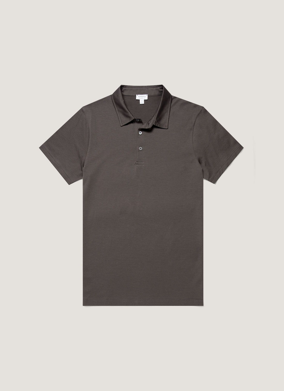 Men's Classic Jersey Polo Shirt in Anthracite