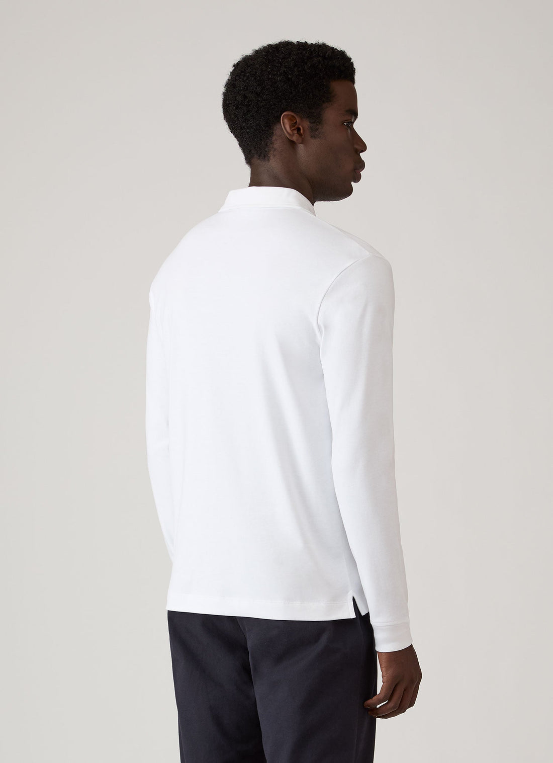 Men's Heavyweight Rugby Polo Shirt in White