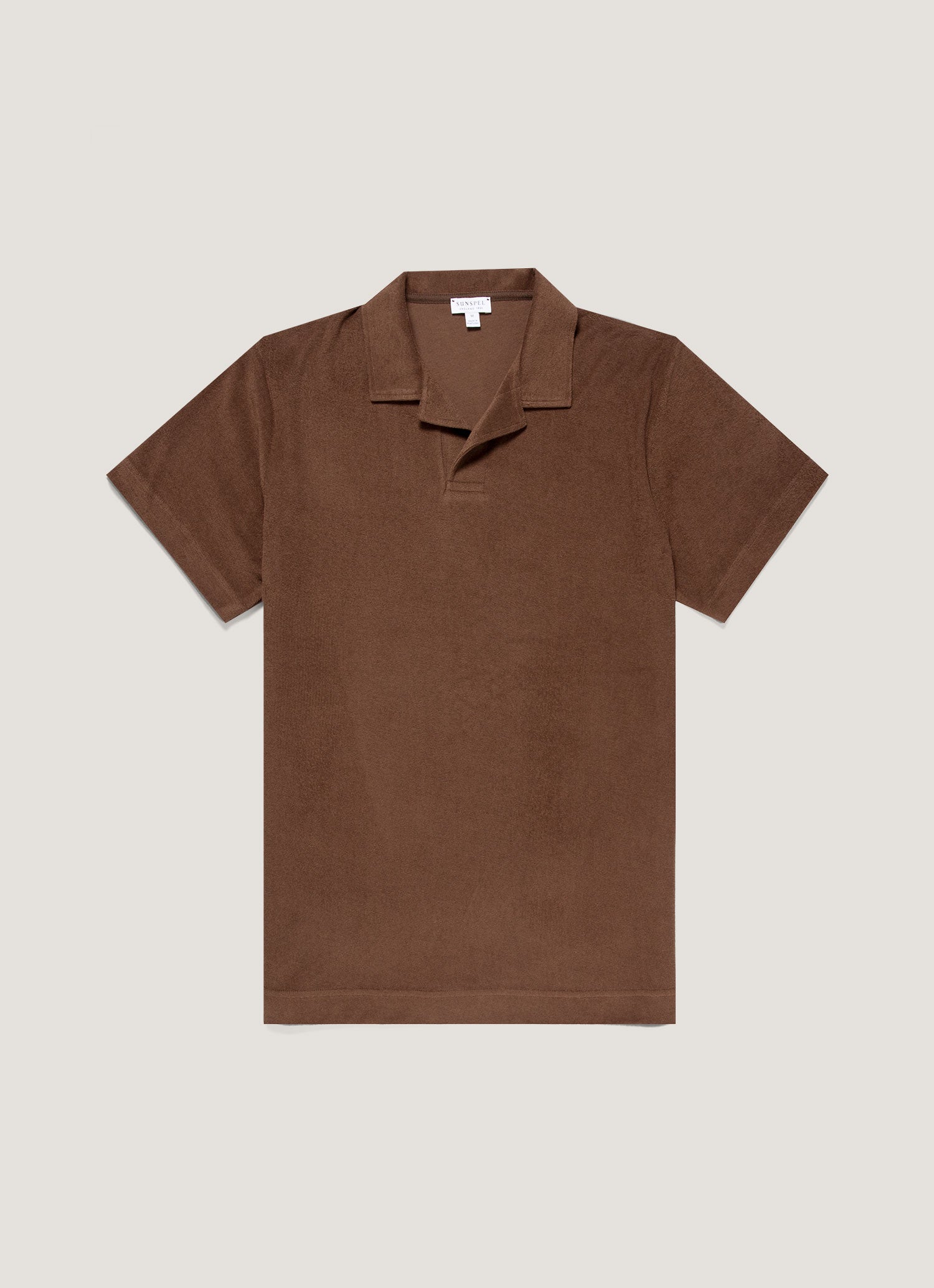 タオリング ポロシャツ（Dark Walnut）| Sunspel