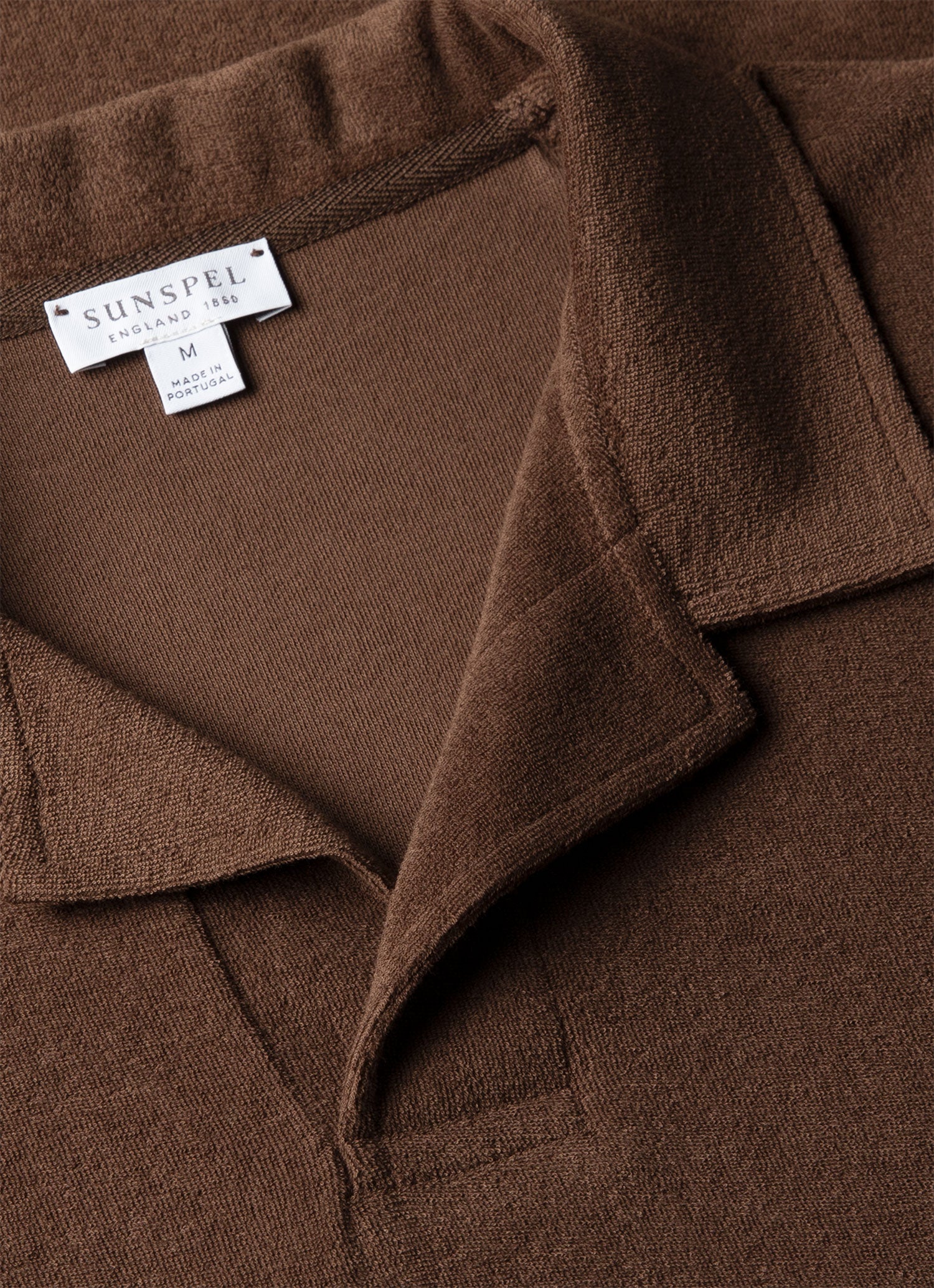 タオリング ポロシャツ（Dark Walnut）| Sunspel