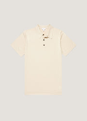 Men's Sea Island Cotton Knit Polo Shirt in Hazelwood