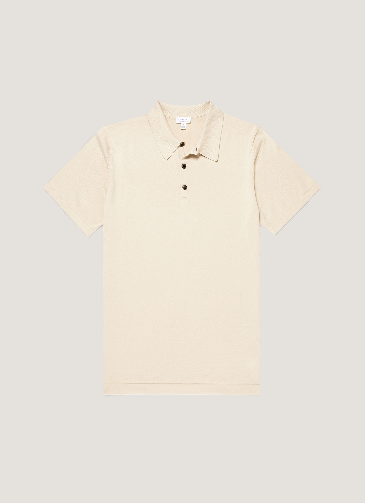 シーアイランドコットン ニットポロシャツ（Hazelwood）| Sunspel
