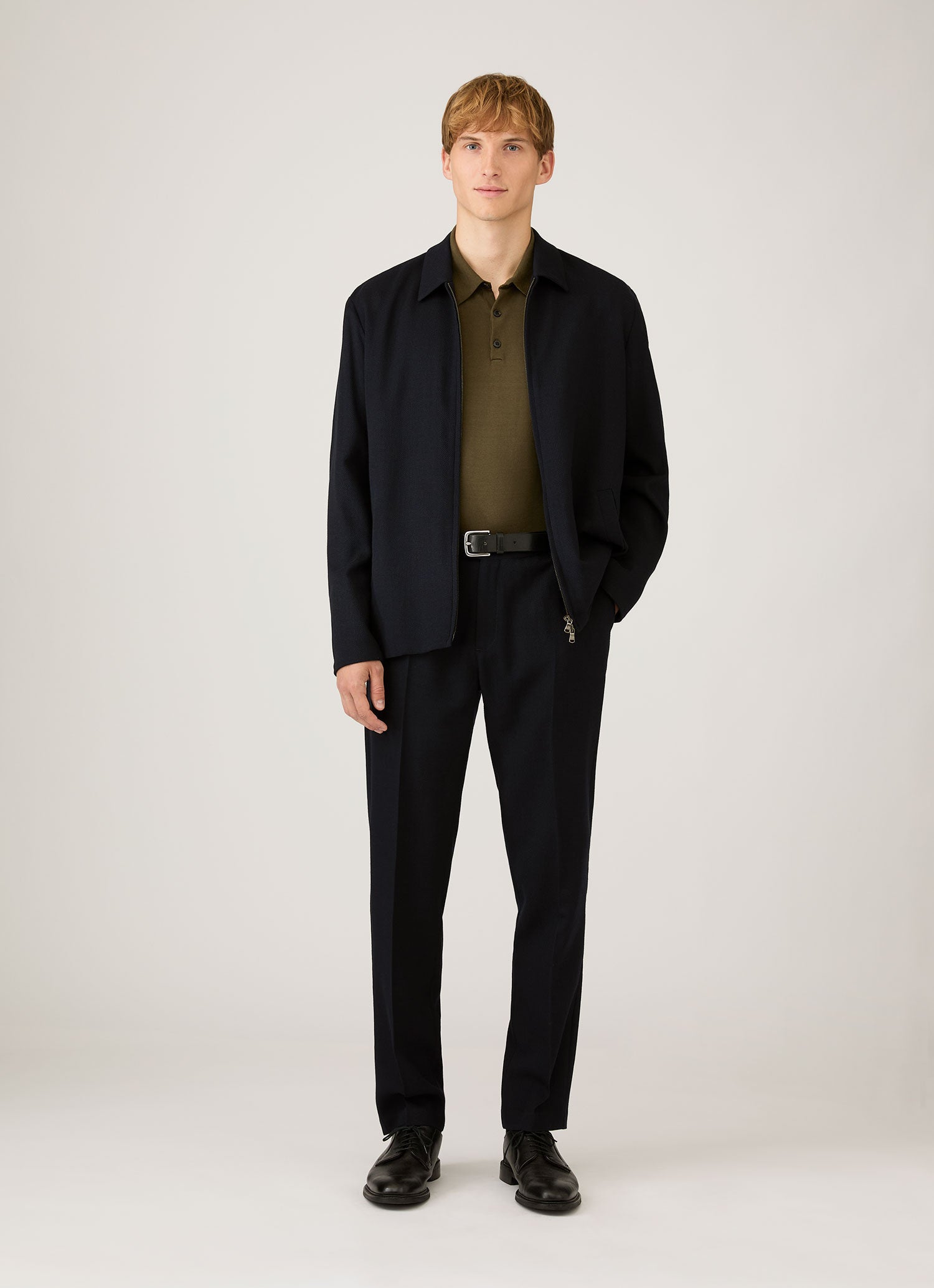 バトナー 24SS シーアイランドコットン ポロシャツ 1 ブラック THE SEAISLAND COTTON POLO S/S | BATONER(バトナー) / トップス