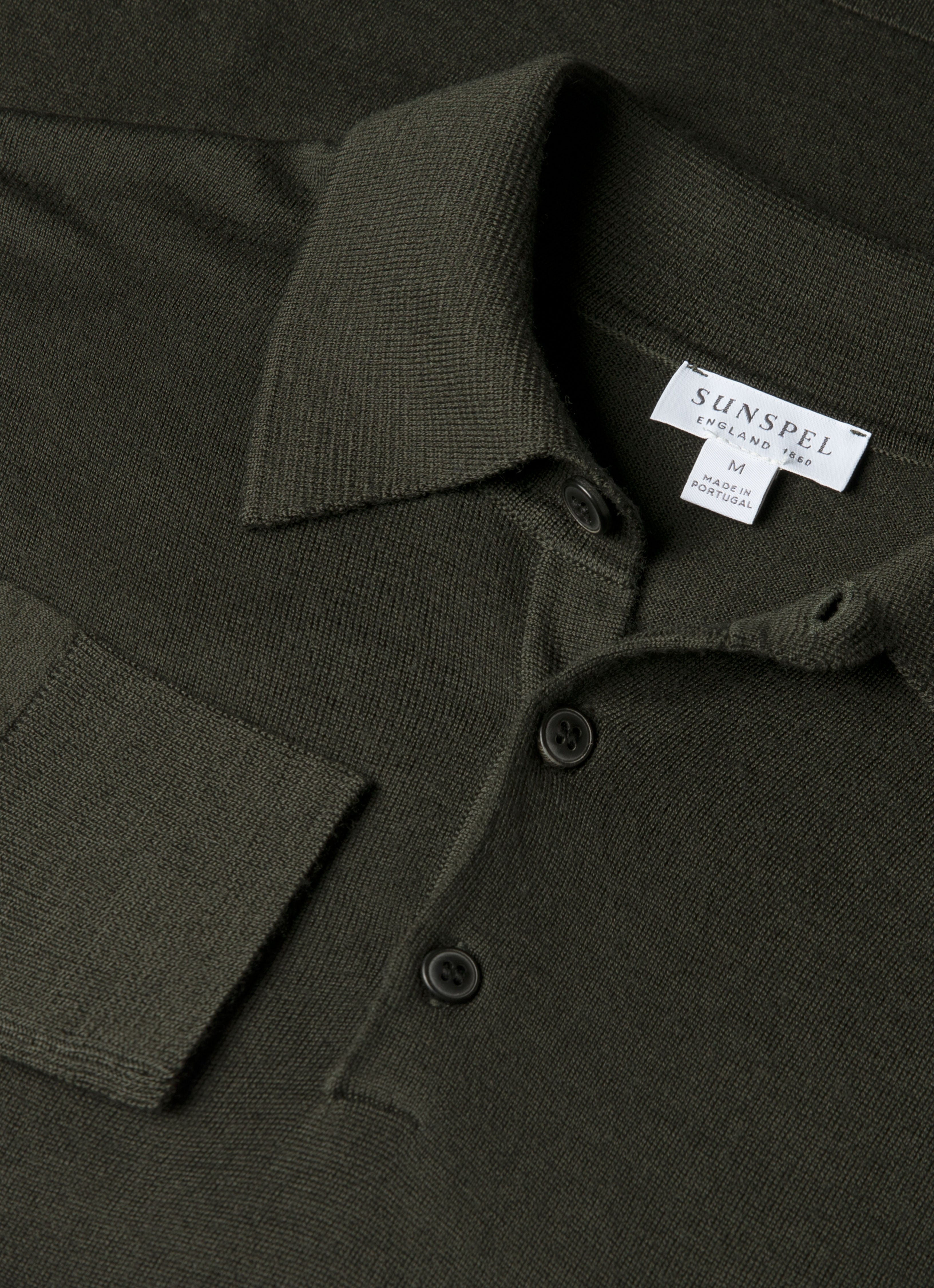 Sunspel コットン ニットポロ made in Portugal Sunspel コットン ニットポロ made in Portugal - メルカリ