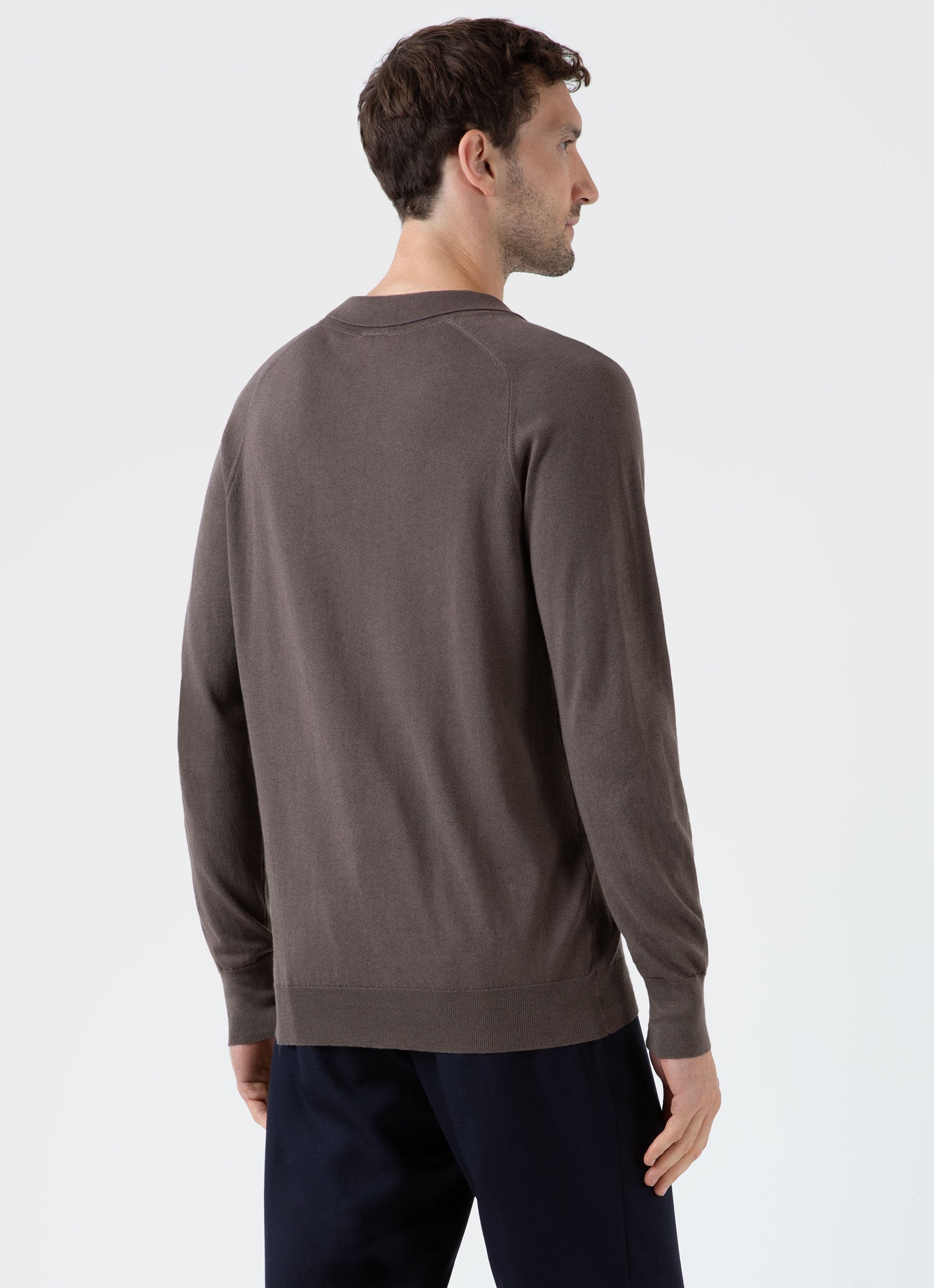 Himalayan cashmere　ヒマラヤンカシミア　カシミヤポロニット スコットランドカシミヤ Vネックニット （ニット・セーター