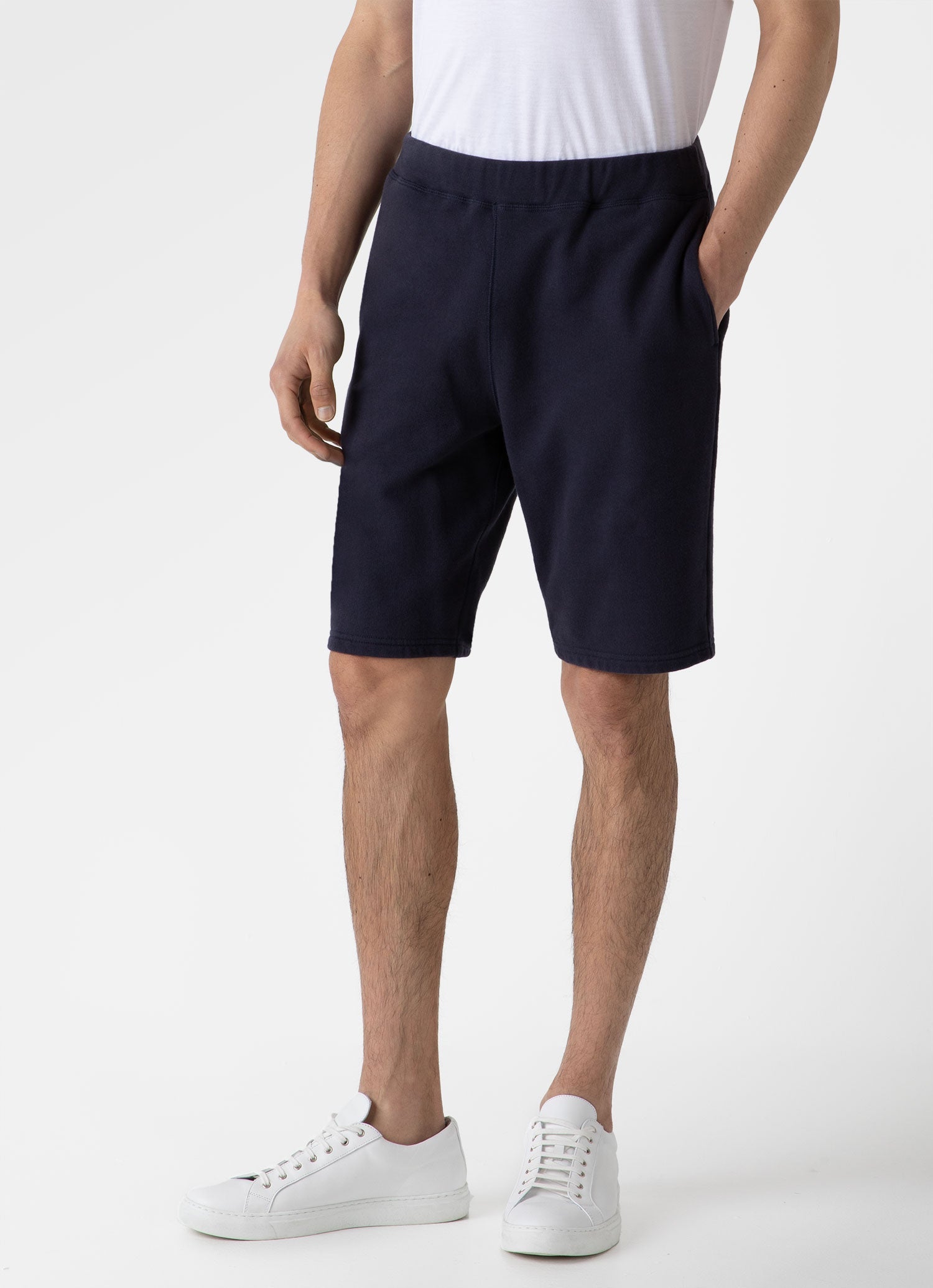Men's Loopback Shorts in Navy