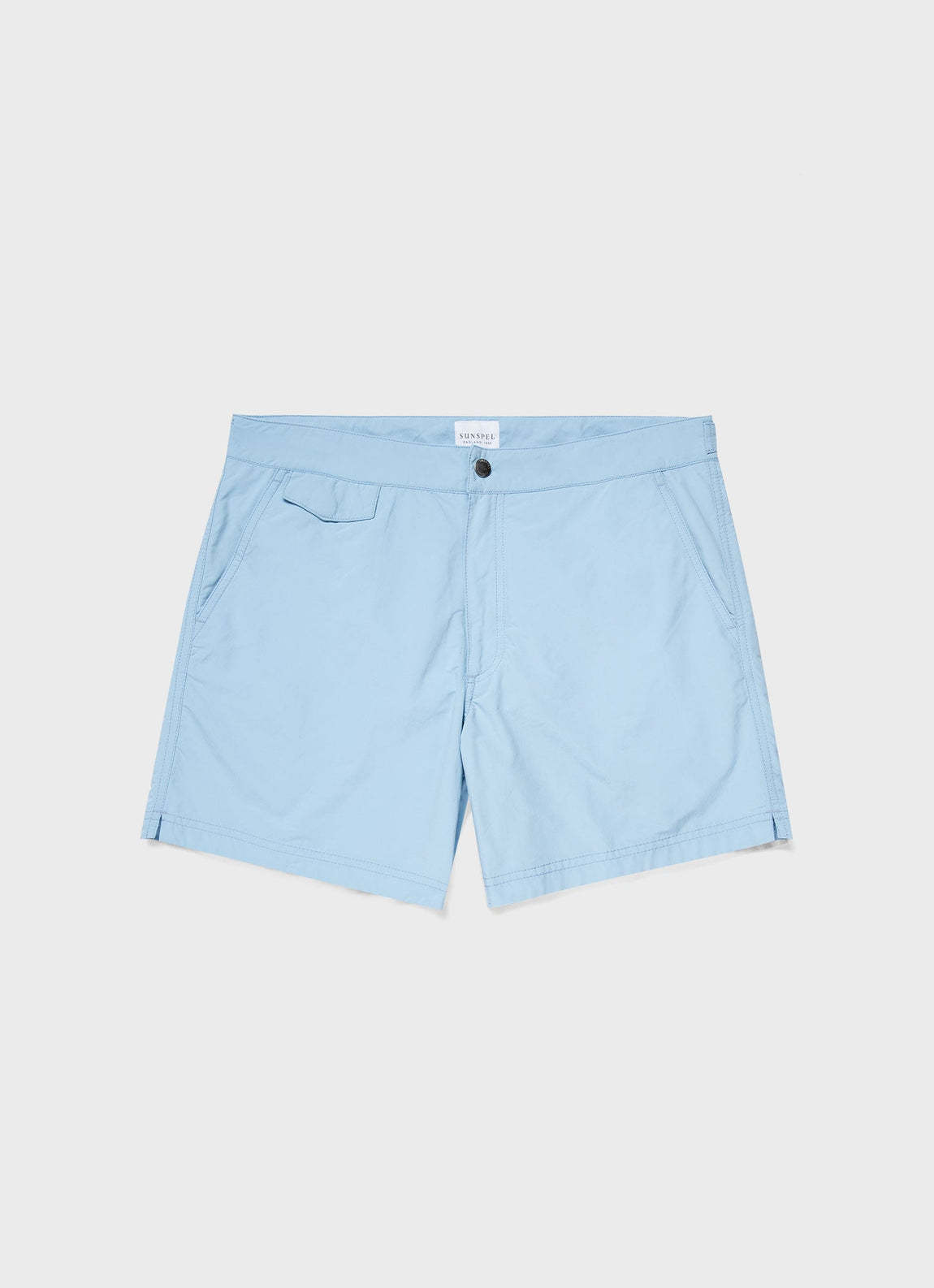 Men's Tailored Swim Short in Light Blue