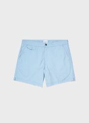 Men's Tailored Swim Short in Light Blue