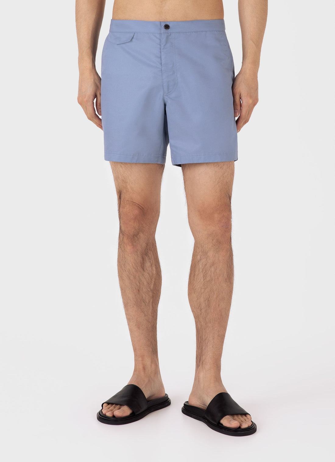 Men's Tailored Swim Shorts in Vintage Blue