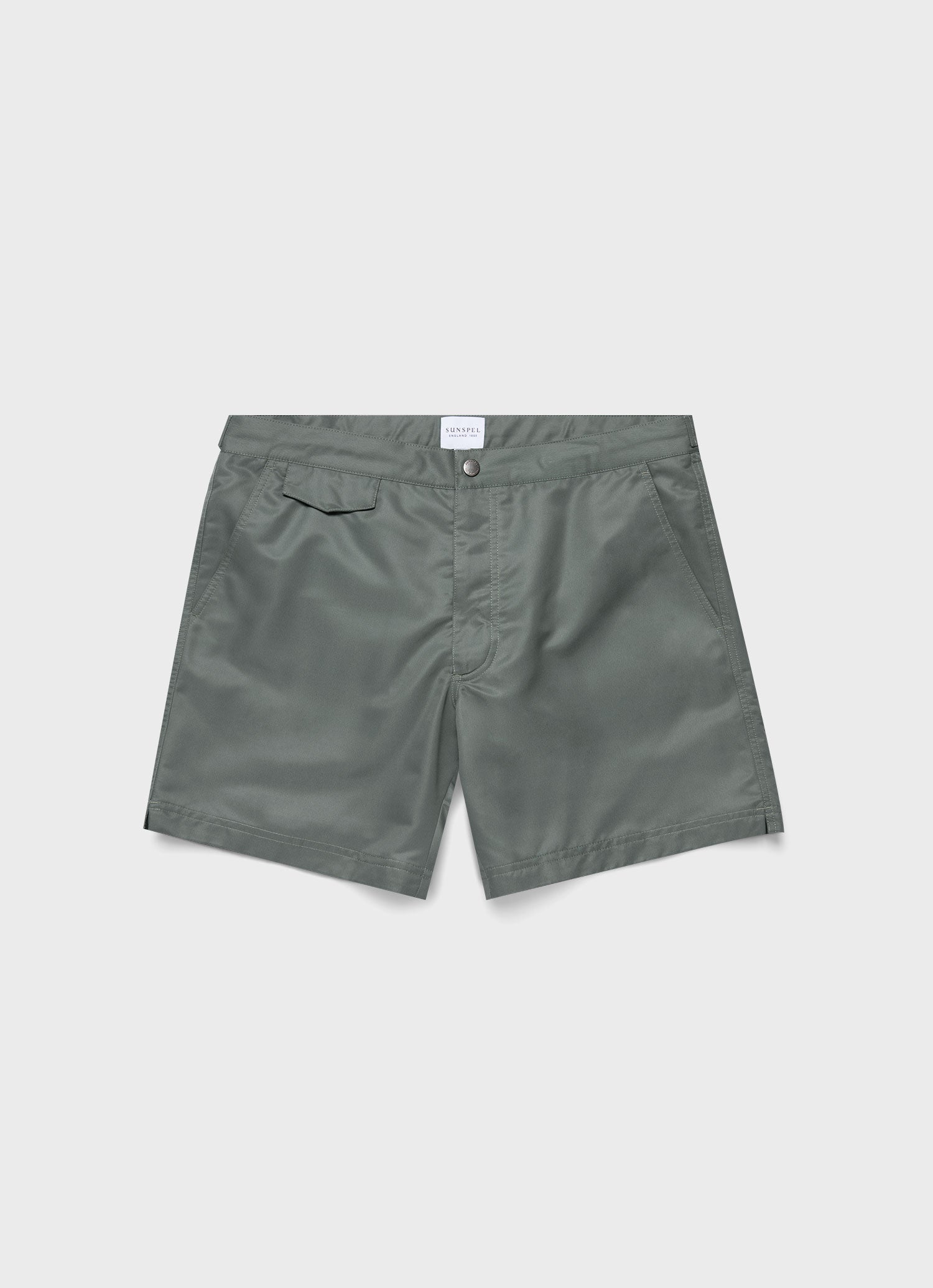 Men's Tailored Swim Shorts in Dusk Green