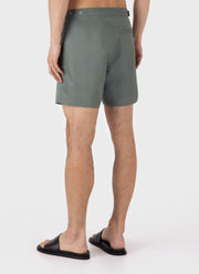Men's Tailored Swim Shorts in Dusk Green
