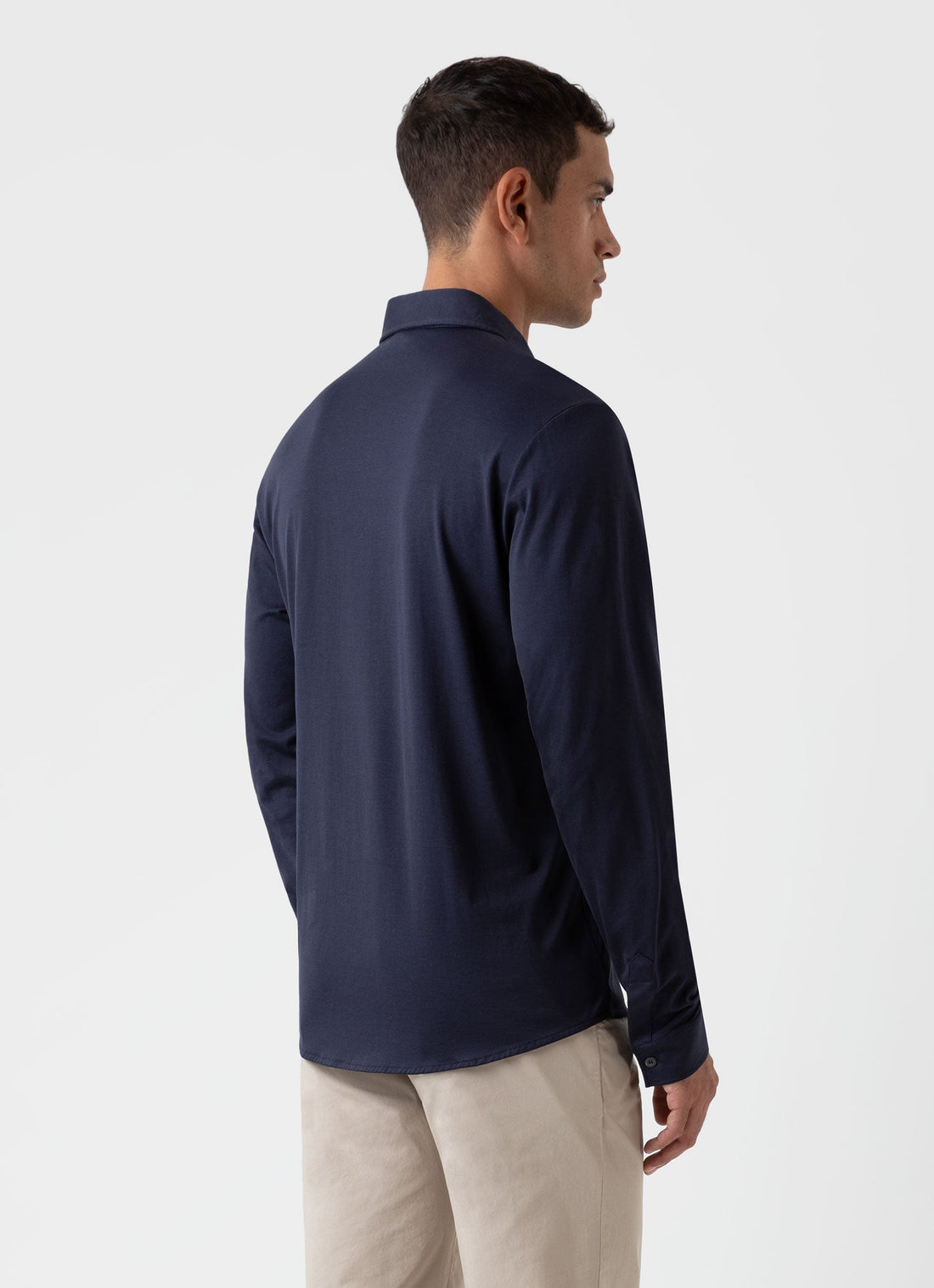 Men's Classic Jersey Shirt in Navy