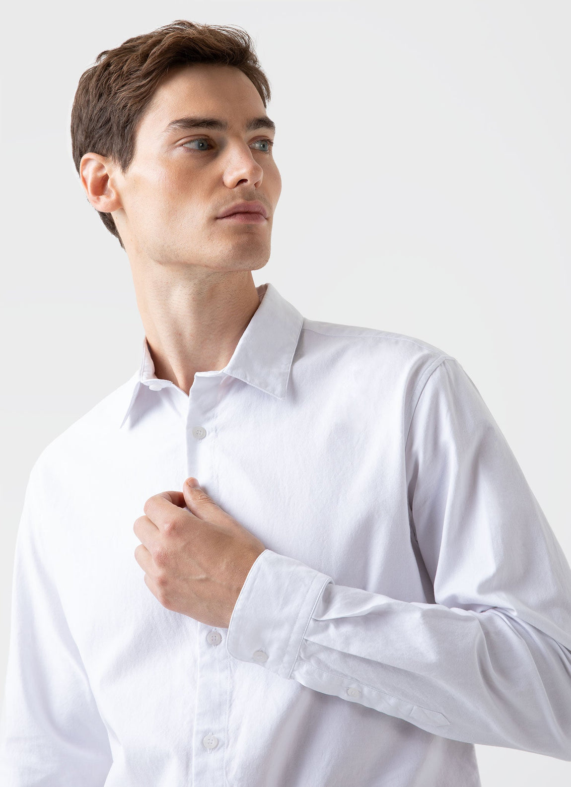 Men's Oxford Shirt in White