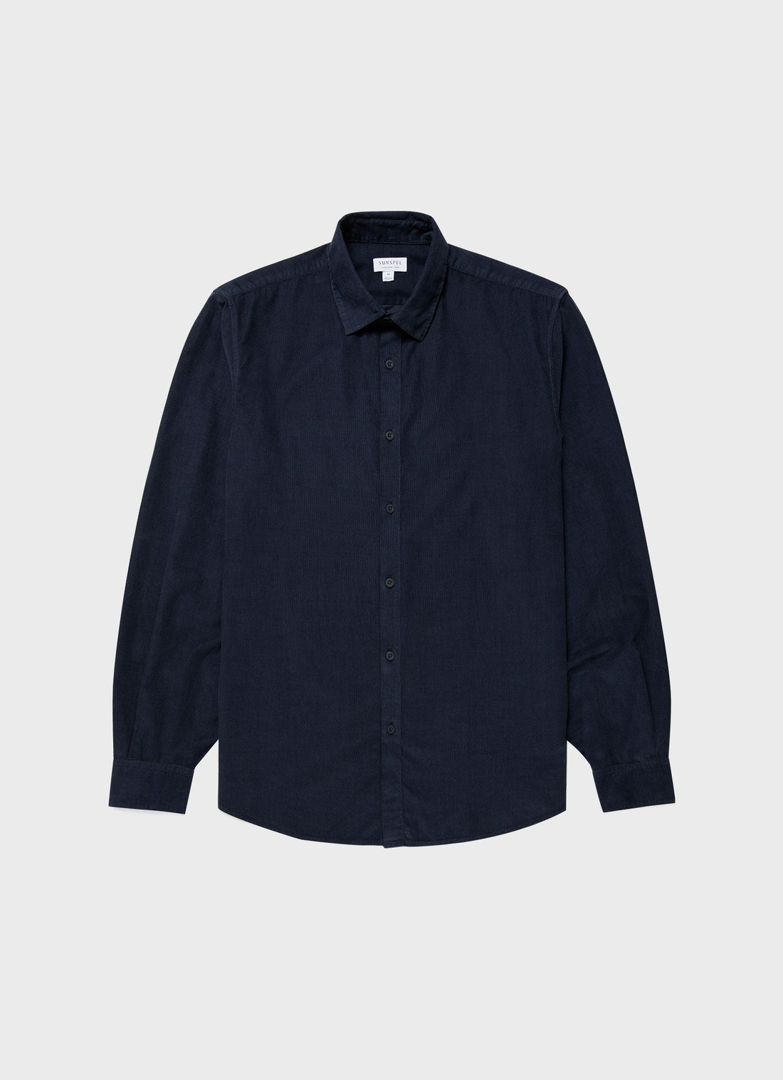 Men's Fine Cord Shirt in Navy