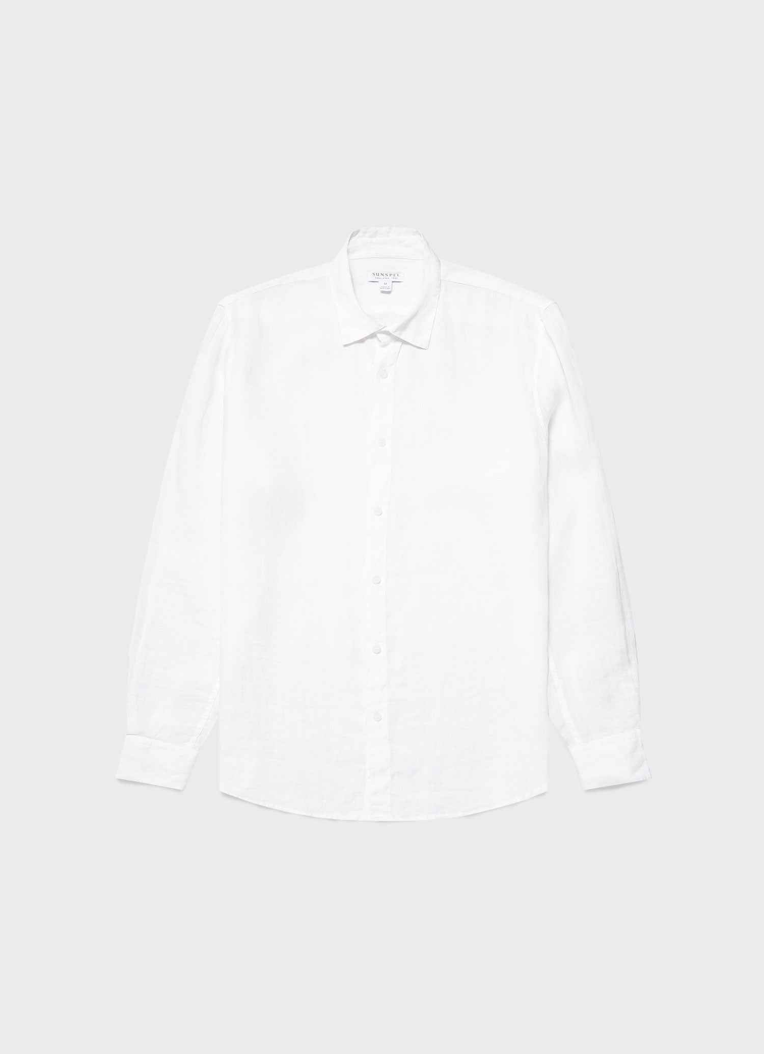 Men's Linen Shirt in White