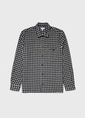 Navy/Ecru Check